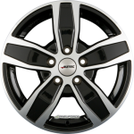 AUTEC - QUANTRO SCHWARZ POLIERT 6,5X16 LK:5/160 ET:60 ML:65,1