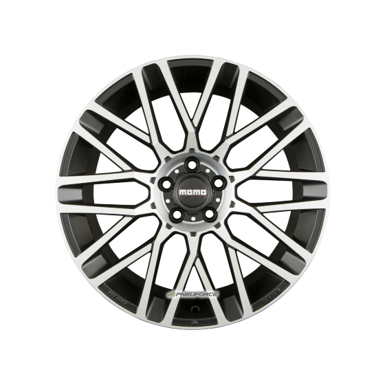 MOMO REVENGE EVO Matt Black Polished