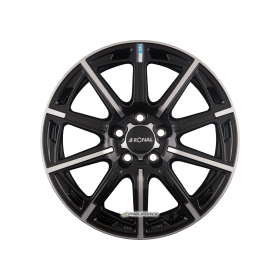 RONAL - R60-BLUE JETBLACK-FRONTKOPIERT 6,5X16 LK:5/100 ET:40 ML:68