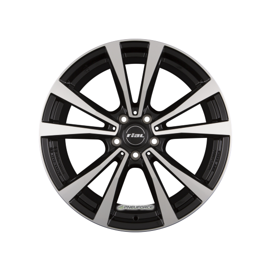 RIAL - M12 DIAMANT-SCHWARZ FRONTPOLIERT 9X20 LK:5/112 ET:42 ML:66,5