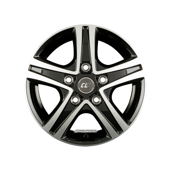 BORBET - CWD BLACK POLISHED GLOSSY 6X16 LK:5/118 ET:68 ML:71,1