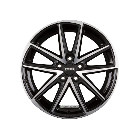 CMS-WHEELS - C30 DIAMANT SCHWARZ GLANZ 7X17 LK:5/114,3 ET:43,5 ML:67.2R