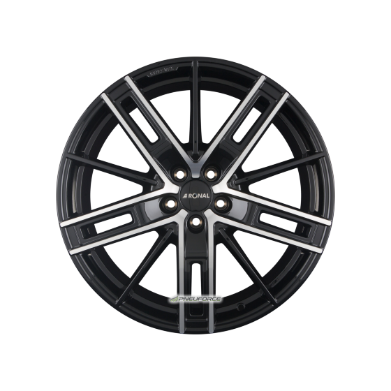 RONAL - R67 JETBLACK-FRONTKOPIERT 8X19 LK:5/112 ET:30 ML:66,5