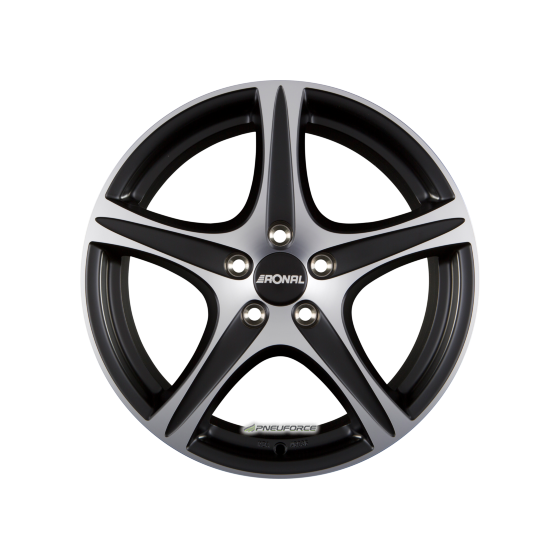 RONAL - R56 MATTSCHWARZ-FRONTKOPIERT 8X17 LK:5/112 ET:30 ML:57,1