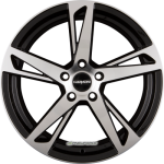 CARMANI - 16 ANTON BLACK POLISH 8X18 LK:5/114,3 ET:35 ML:72,6