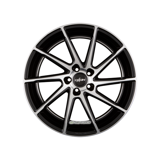 OXIGIN - 20 ATTRACTION BLACK FULL POLISH 8,5X19 LK:5/120 ET:35 ML:72,6