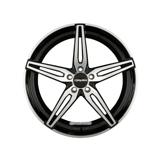 CARMANI - 15 OSKAR BLACK POLISH 6,5X16 LK:5/112 ET:38 ML:66,6