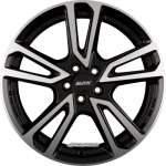 ALUTEC - TORMENTA DIAMANT-SCHWARZ FRONTPOLIERT 7X17 LK:5/114,3 ET:48,5 ML:67,1