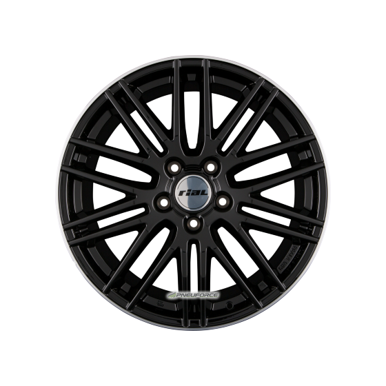 RIAL - KIBOX DIAMANT-SCHWARZ HORNPOLIERT 9X20 LK:5/112 ET:43 ML:66,5