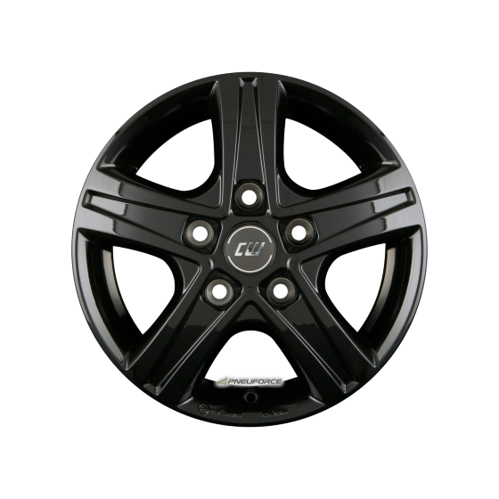 BORBET - CWD BLACK GLOSSY 6X16 LK:5/118 ET:68 ML:71,1