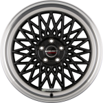 BORBET - B BLACK RIM POLISHED 7X17 LK:4/100 ET:38 ML:64