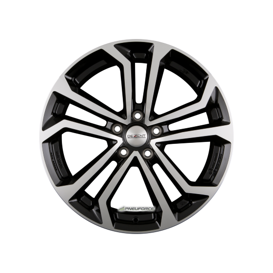 DEZENT - TA DARK BLACK/POLISHED ECE 7X17 LK:5/114,3 ET:51 ML:67,1