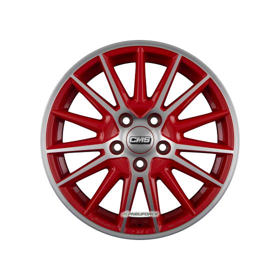 CMS-WHEELS - C23 DIAMANT ROT GLANZ 6,5X16 LK:4/100 ET:37 ML:60,1