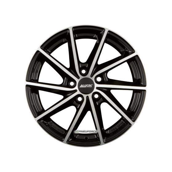 ALUTEC - SINGA DIAMANT-SCHWARZ FRONTPOLIERT 6,5X16 LK:5/114,3 ET:42,5 ML:67,1