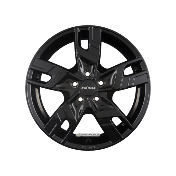 RONAL - R64 JETBLACK 7X17 LK:5/108 ET:46 ML:65.05+-0,0