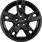 RONAL - R64 JETBLACK 7X17 LK:5/108 ET:46 ML:65.05+-0,0