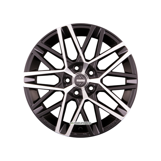 MOMO AVENGER Matt Black Polished