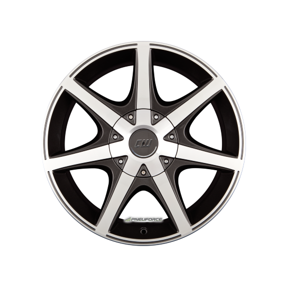 BORBET - CWE MISTRAL ANTHRACITE GLOSSY POLISHED 7X16 LK:5/114,3 ET:40 ML:71,6