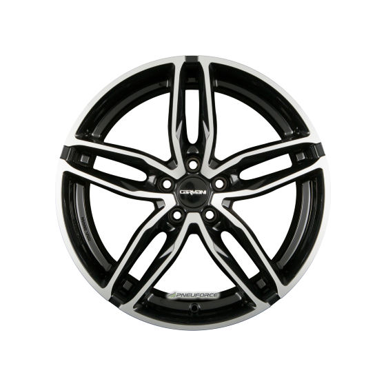 CARMANI - 13 TWINMAX BLACK POLISH 8,5X19 LK:5/120 ET:35 ML:72,6