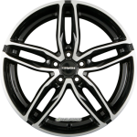 CARMANI - 13 TWINMAX BLACK POLISH 8,5X19 LK:5/120 ET:35 ML:72,6