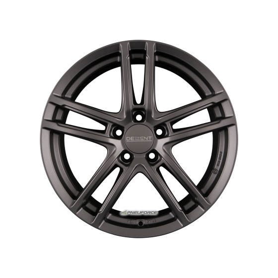 DEZENT - TZ GRAPHITE GRAPHITE MATT ECE 6,5X16 LK:5/114,3 ET:41 ML:66,1