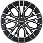 CARMANI - 20 LUDWIG BLACK POLISH 8X18 LK:5/108 ET:55 ML:63,4