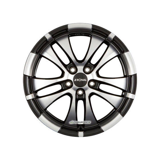 RONAL - R59 JETBLACK-FRONTKOPIERT 7,5X18 LK:5/114,3 ET:40 ML:82