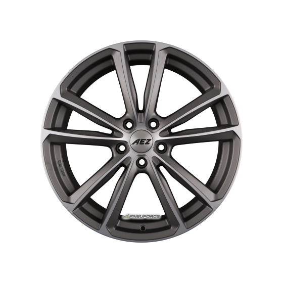 AEZ - TIOGA TITAN GRAPHITE MATT/POLISHED ECE 7X17 LK:5/112 ET:45 ML:57,1