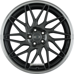 DOTZ - TANAKA DARK GUNMETAL/POLISHED LIP 8X18 LK:5/100 ET:48 ML:60,1