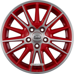 CMS-WHEELS - C23 DIAMANT ROT GLANZ 6X15 LK:4/108 ET:32 ML:65,1