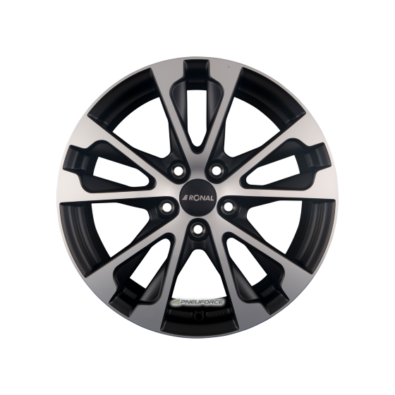 RONAL - R61 JETBLACK-MATT-FRONTKOPIERT 7,5X17 LK:5/112 ET:45 ML:76