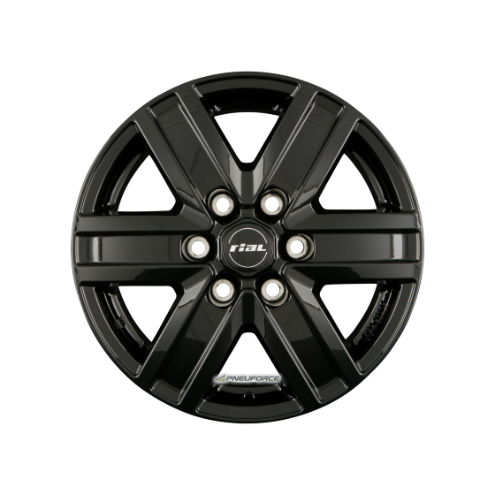 RIAL - TRANSPORTER DIAMANT-SCHWARZ 6,5X16 LK:6/130 ET:62 ML:84,1