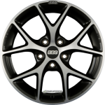 BBS SR Vulcano Grau Diamantgedreht