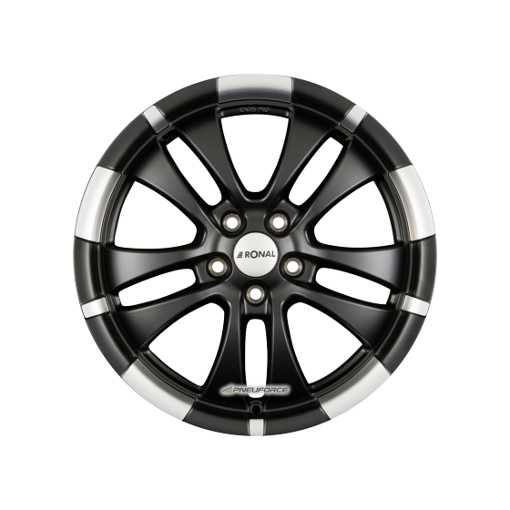 RONAL - R59 JETBLACK-MATT-HORNKOPIERT 7,5X18 LK:5/112 ET:50 ML:76