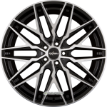 OXIGIN - 25 OXCROSS BLACK FULL POLISH 9X20 LK:5/112 ET:45 ML:66,6