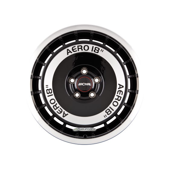 RONAL - R50 AERO SCHWARZ-FRONTKOPIERT 8X18 LK:5/112 ET:35 ML:76