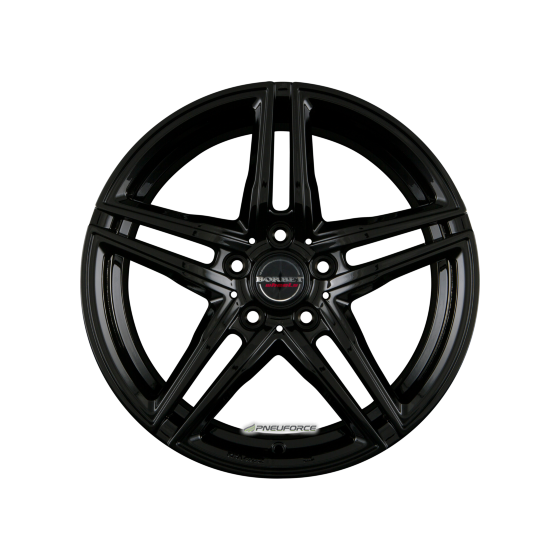 BORBET - XRT BLACK GLOSSY 8X17 LK:5/108 ET:45 ML:72,5