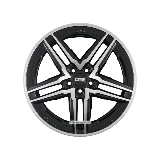 CMS-WHEELS - C29-AERO DIAMANT SCHWARZ GLANZ 8X19 LK:5/112 ET:61 ML:66,5