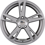 CARMANI - 16 ANTON KRISTALL SILBER 8X18 LK:5/112 ET:43 ML:66,6