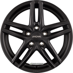 RONAL - R65 JETBLACK-MATT 6,5X16 LK:5/114,3 ET:50 ML:82